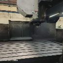 新定海天HTM3216G数控龙门铣，法那科Oi-MD系统，工作.